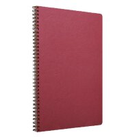 Clairefontaine "Age Bag" Spiralbuch A4 50 Blatt liniert mit Rand - rot