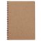 Clairefontaine "Age Bag" Spiralbuch A4 50 Blatt liniert mit Rand - braun