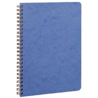 Clairefontaine "Age Bag" Spiralbuch A5 50 Blatt liniert mit Rand - blau