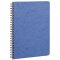 Clairefontaine "Age Bag" Spiralbuch A5 50 Blatt liniert mit Rand - blau