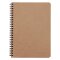 Clairefontaine "Age Bag" Spiralbuch A5 50 Blatt liniert mit Rand - braun