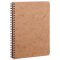 Clairefontaine "Age Bag" Spiralbuch A5 50 Blatt liniert mit Rand - braun