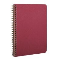 Clairefontaine "Age Bag" Spiralbuch A5 3 Taschen 60 Blatt liniert - rot