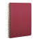 Clairefontaine "Age Bag" Spiralbuch A5 3 Taschen 60 Blatt liniert - rot