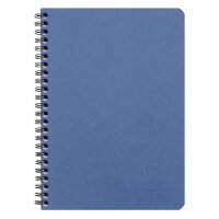 Clairefontaine "Age Bag" Spiralbuch A5 3 Taschen 60 Blatt liniert - blau