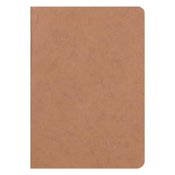 Clairefontaine "Age Bag" Notizheft A5 48 Blatt liniert - beige