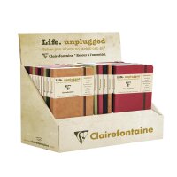 Clairefontaine "Age Bag" Roadbook 24er Holzdisplay liniert - sortiert