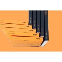 RHODIA Notizblock No. 12, 85 x 120 mm, kariert, orange