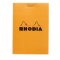 RHODIA Notizblock No. 12, 85 x 120 mm, kariert, orange