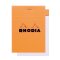 RHODIA Notizblock No. 12, 85 x 120 mm, kariert, orange