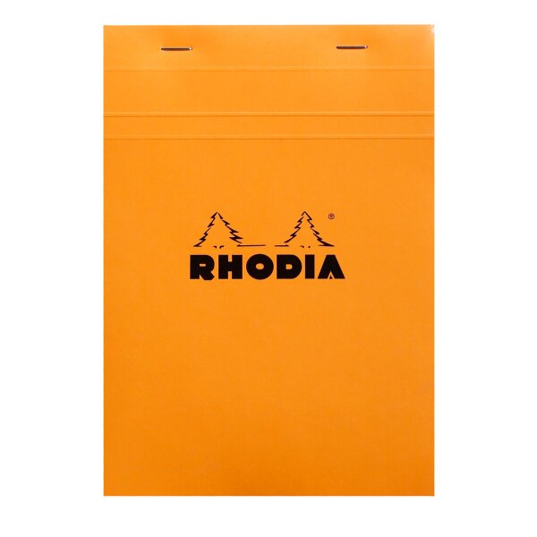 RHODIA Notizblock No. 16, DIN A5, kariert, orange