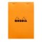 RHODIA Notizblock No. 16, DIN A5, kariert, orange