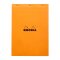 RHODIA Notizblock No. 18, DIN A4, kariert, orange