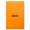 RHODIA Notizblock No. 19, DIN A4+, blanko, orange