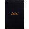 RHODIA Notizblock No. 19, DIN A4+, kariert, schwarz