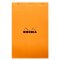 RHODIA Notizblock No. 19, DIN A4+, kariert, orange