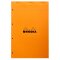 RHODIA Notizblock No. 20, DIN A4+, kariert, orange