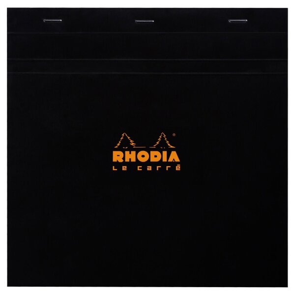 Rhodia Le Carre 210x210 80Bl kar schwarz