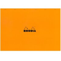 RHODIA Notizblock No. 38, DIN A3+, kariert, orange