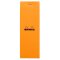 RHODIA Notizblock No. 8, 74 x 210 mm, kariert, orange