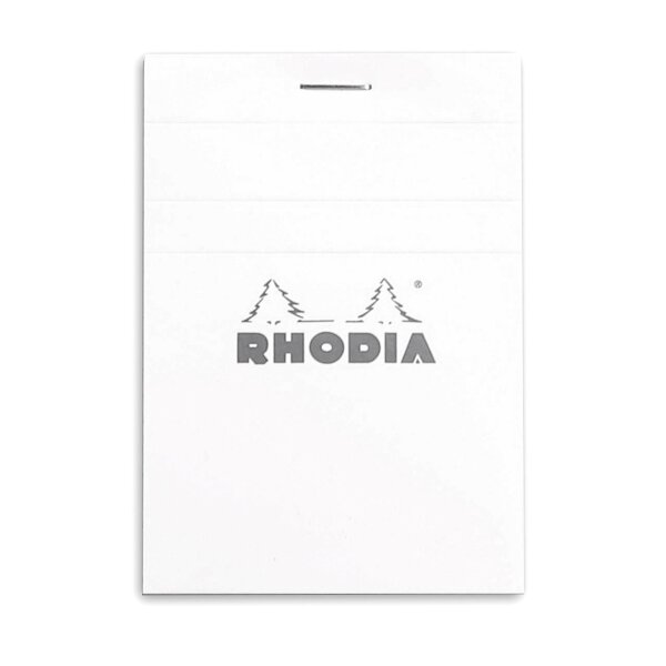 RHODIA Notizblock No. 11, DIN A7, kariert, weiß