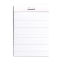 Block Rhodia White A7 lin 80Bl