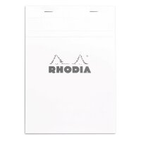 RHODIA Notizblock No. 16, DIN A5, kariert, weiß