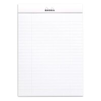 Block Rhodia White A5 geh kar 80Bl