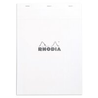 RHODIA Notizblock No. 18, DIN A4, kariert, weiß