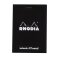 DotPad Rhodia 85x120 80Bl schwarz