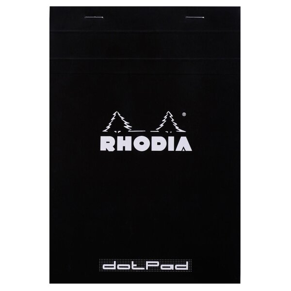 RHODIA Notizblock "dotPad", DIN A5, gepunktet, schwarz