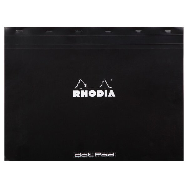 DotPad Rhodia 420x318 80Bl dot schwarz