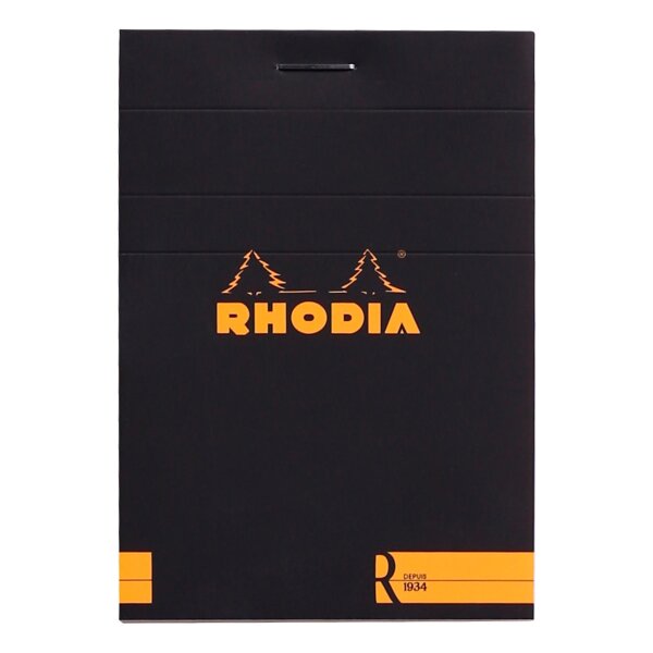 Block Rhodia Basics A7 lin 70Bl schwarz