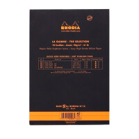 Rhodia Block 85x120 70Bl blanko schwarz