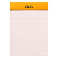 Block Rhodia Basics A6 lin 70Bl schwarz