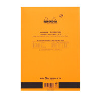 Block Rhodia A5 70Bl blanko orange