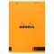 Block Rhodia A5 70Bl blanko orange