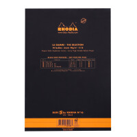 Block Rhodia A5 70Bl blanko schwarz