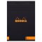 Block Rhodia A5 70Bl blanko schwarz