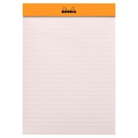 Block Rhodia A5 70Bl liniert schwarz