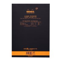 Block Rhodia A4 70Bl blanko schwarz