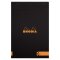 Block Rhodia A4 70Bl blanko schwarz