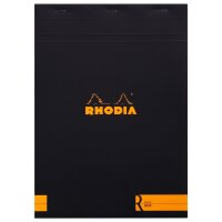 Block Rhodia A4 70Bl liniert schwarz