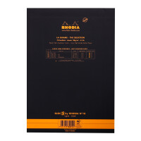 Block Rhodia A4 70Bl liniert schwarz