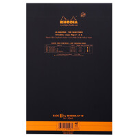 Rhodia Block A4+ 70Bl blanko schwarz