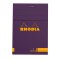 Rhodia coloR 85x120 70Bl lin viol