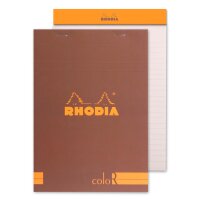 Rhodia coloR A5 lin 70Bl schoko