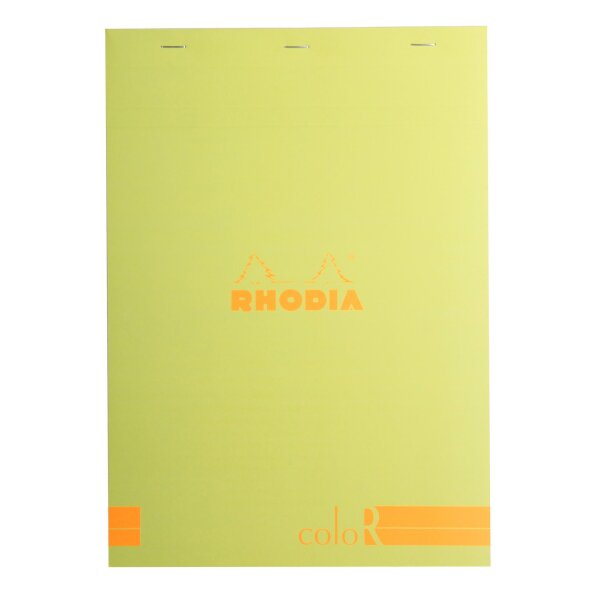 Rhodia coloR A4 lin 70Bl anisgrün