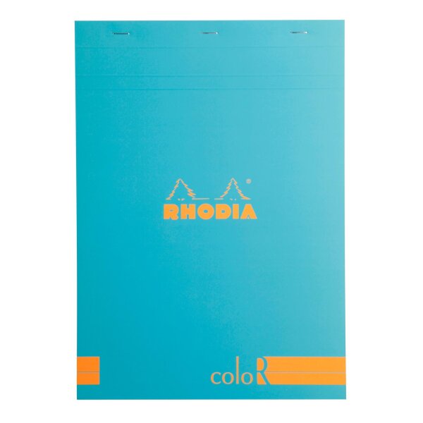 Rhodia coloR A4 lin 70Bl türkis