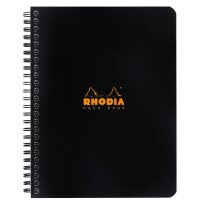 Notebook A5 kar 80 Bl schw